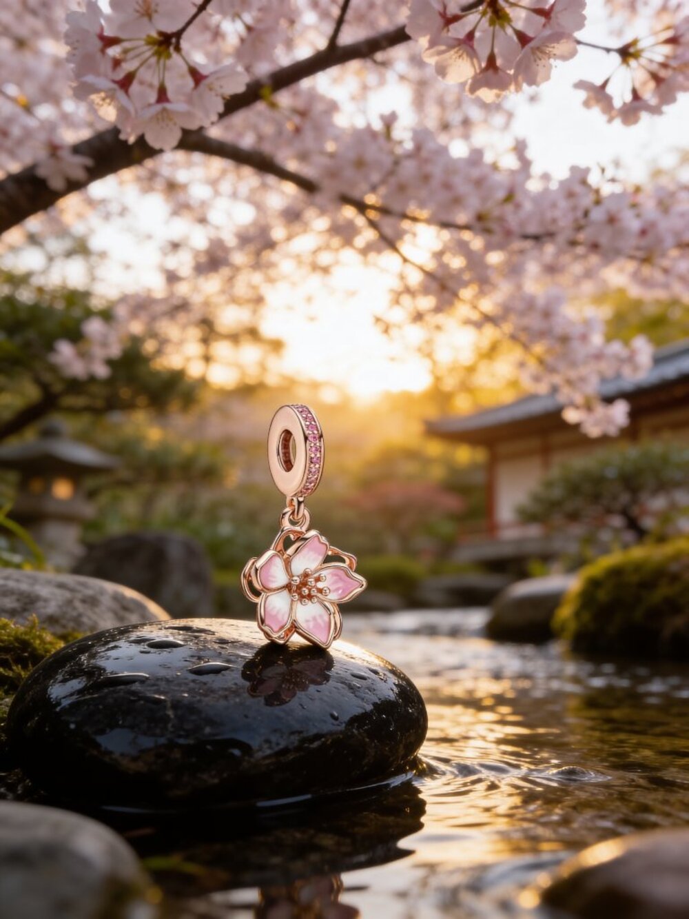 Cherry Blossom Dangle Charm